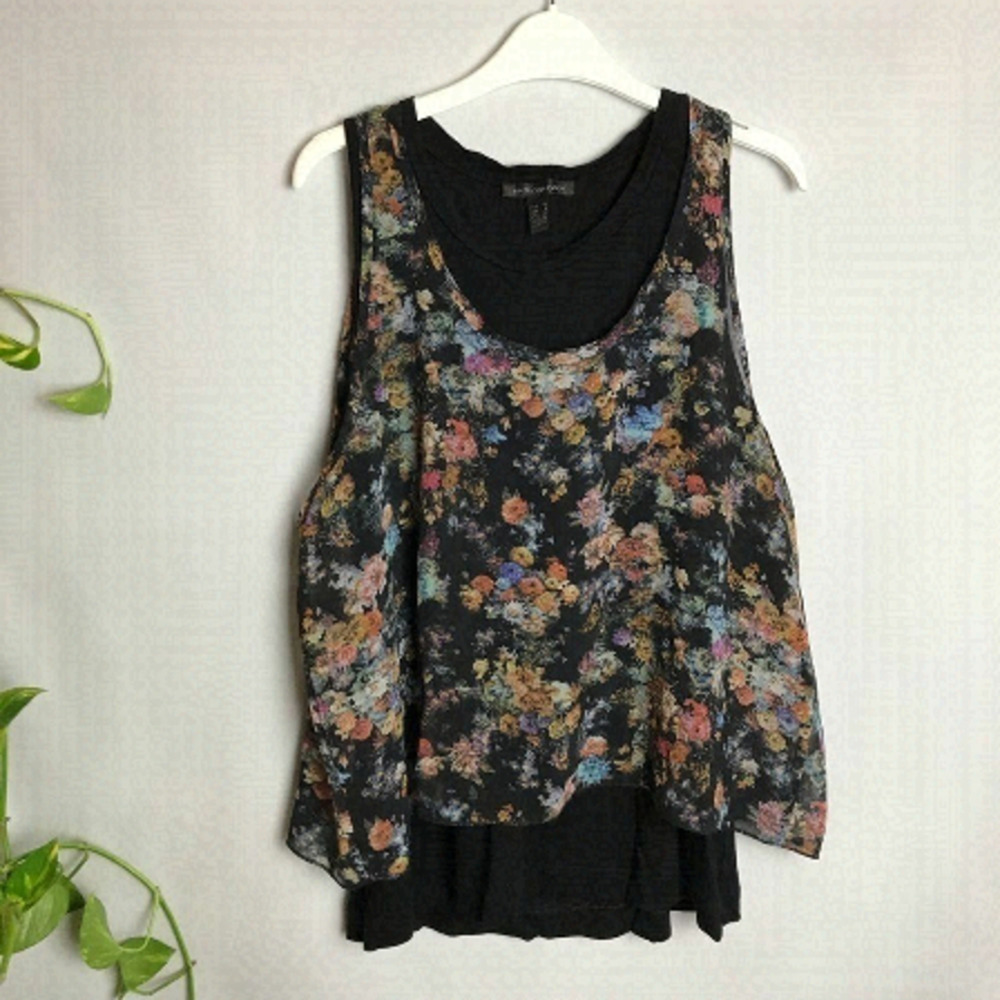 TWO Layer Floral Tank Top 💚